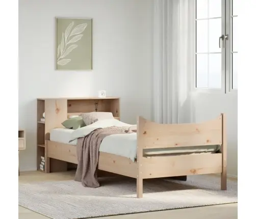 Gulta Bez Matrača, 75X190 Cm, Priedes Masīvkoks Vidaxl