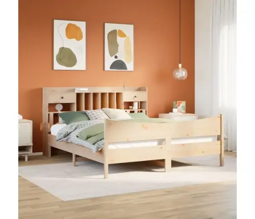 Voodiraam Ilma Madratsita, 180 X 200 cm Männipuit