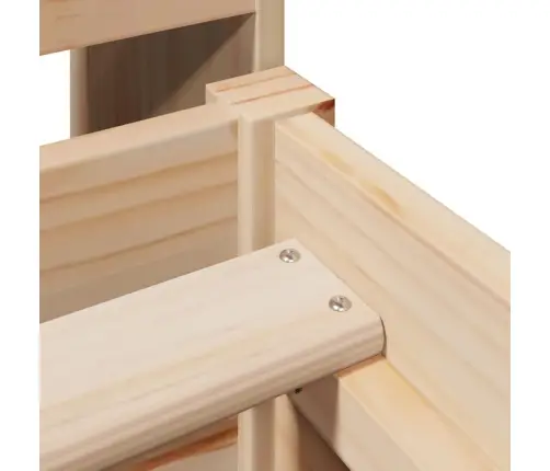 Lovos Rėmas Be Čiužinio, 90X200cm Pušies Medienos Masyvas