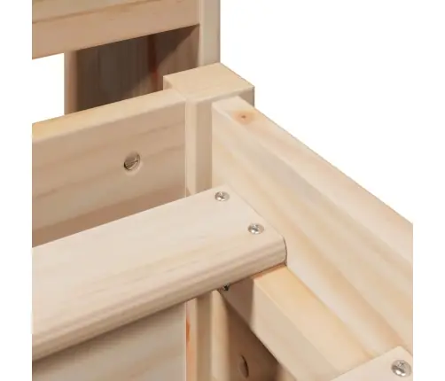 Voodiraam Ilma Madratsita, 135 X 190 cm Männipuit