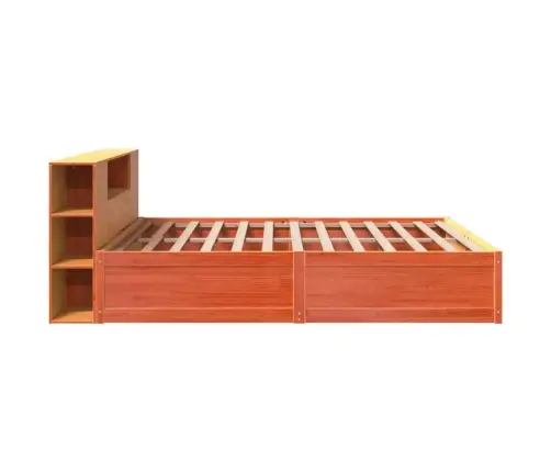 Voodiraam Ilma Madratsita, Vahapruun, 200 X 200 cm Männipuit