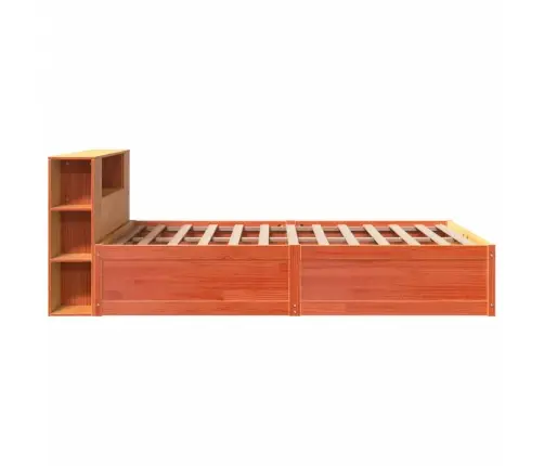 Voodiraam Ilma Madratsita, Vahapruun, 160 X 200 cm Männipuit