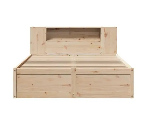 Gulta Bez Matrača, 140X200 Cm, Priedes Masīvkoks Vidaxl