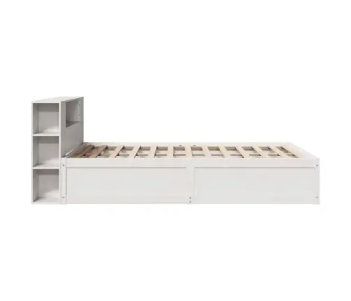 Lovos Rėmas Be Čiužinio, Balta, 140X190cm Pušies Masyvas