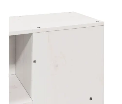 Gulta Bez Matrača, Balts, 120X190 Cm, Priedes Masīvkoks Vidaxl