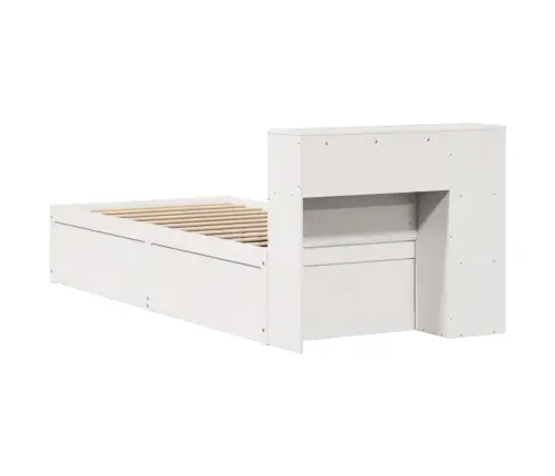 Lovos Rėmas Be Čiužinio, Baltas, 90X200cm Pušies Masyvas