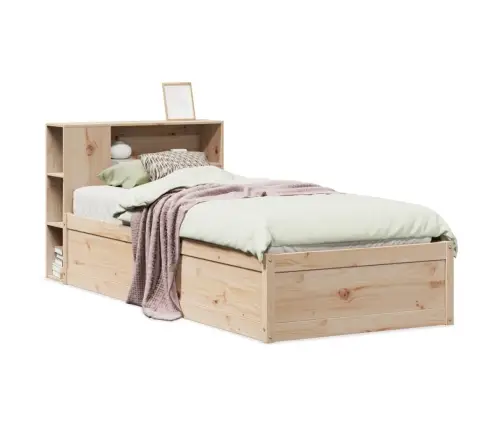 Voodiraam Ilma Madratsita, 90 X 190 cm Männipuit