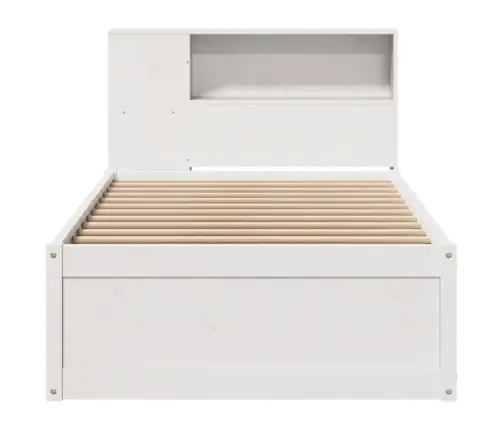 Voodiraam Ilma Madratsita, Valge, 90 X 190 cm Männipuit