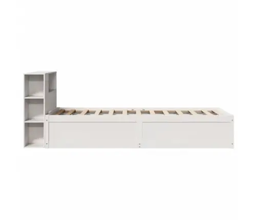 Voodiraam Ilma Madratsita, Valge, 90 X 190 cm Männipuit