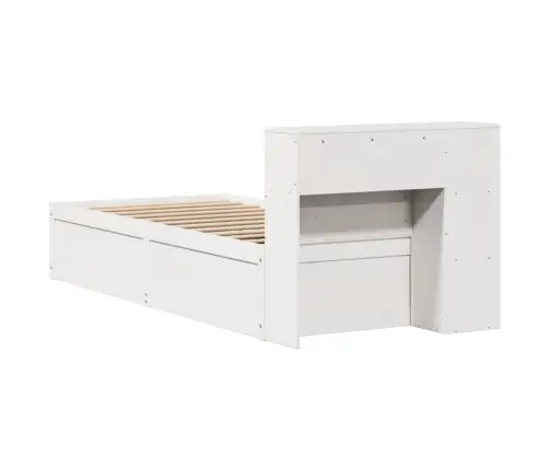 Voodiraam Ilma Madratsita, Valge, 90 X 190 cm Männipuit