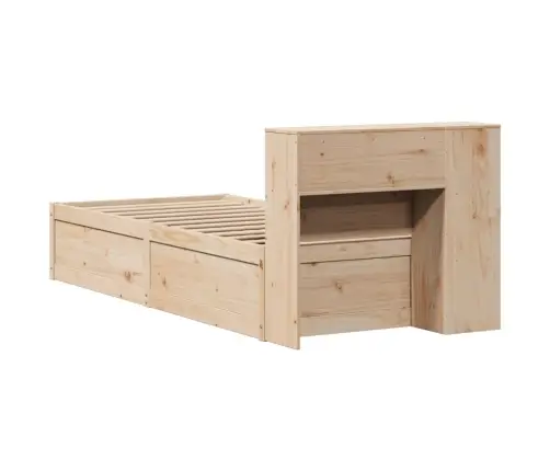 Gulta Bez Matrača, 75X190 Cm, Priedes Masīvkoks Vidaxl