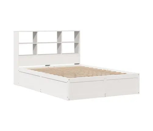 Voodiraam Ilma Madratsita, Valge, 140 X 200 cm Männipuit