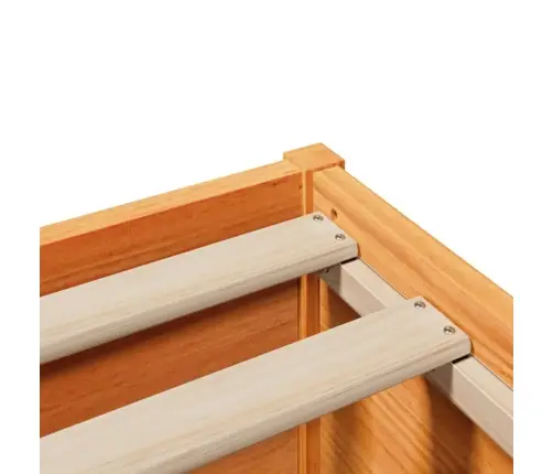 Lovos Rėmas Be Čiužinio, Vaško Ruda, 120X200cm Pušis