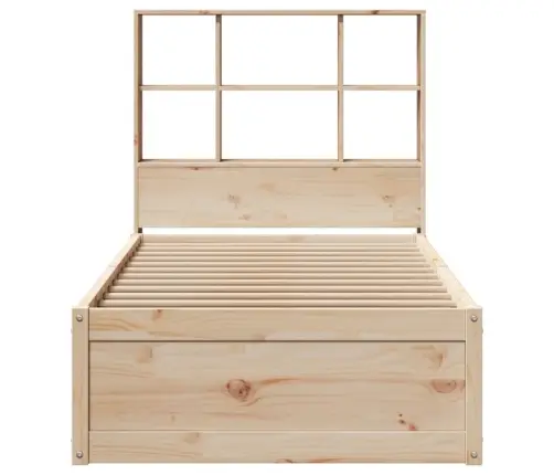 Gulta Bez Matrača, 90X200 Cm, Priedes Masīvkoks Vidaxl