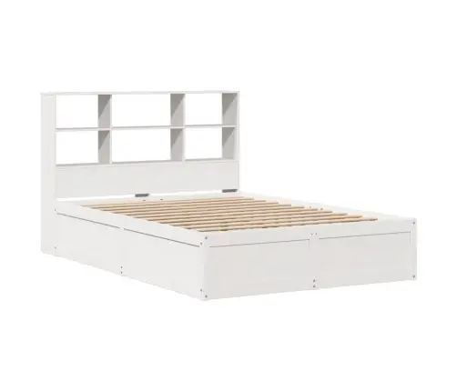 Lovos Rėmas Be Čiužinio, Balta, 140X190cm Pušies Masyvas