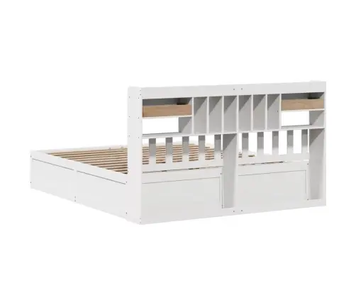 Lovos Rėmas Be Čiužinio, Baltas, 180X200cm Pušies Masyvas