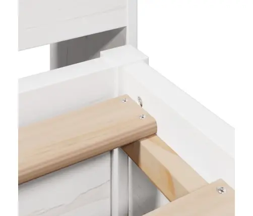 Voodiraam Ilma Madratsita, Valge, 160 X 200 cm Männipuit