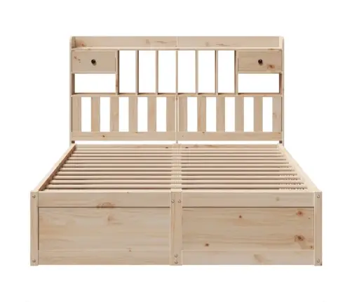 Gulta Bez Matrača, 140X200 Cm, Priedes Masīvkoks Vidaxl