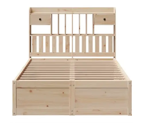 Voodiraam Ilma Madratsita, 135 X 190 cm Männipuit