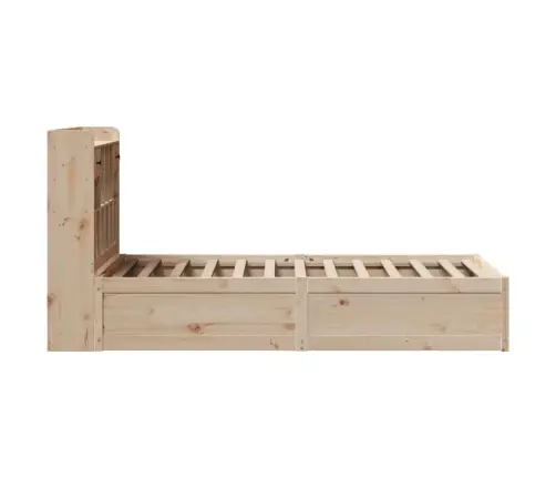 Gulta Bez Matrača, 90X190 Cm, Priedes Masīvkoks Vidaxl