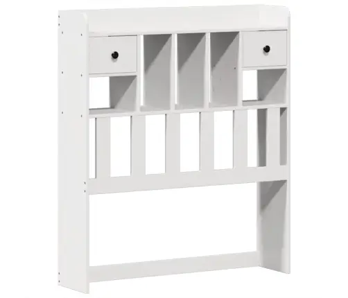 Gulta Bez Matrača, Balts, 90X190 Cm, Priedes Masīvkoks Vidaxl