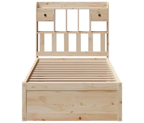 Gulta Bez Matrača, 75X190 Cm, Priedes Masīvkoks Vidaxl