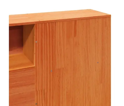 Gulta Bez Matrača, Vaska Brūnas, 180X200 Cm, Priedes Masīvkoks Vidaxl