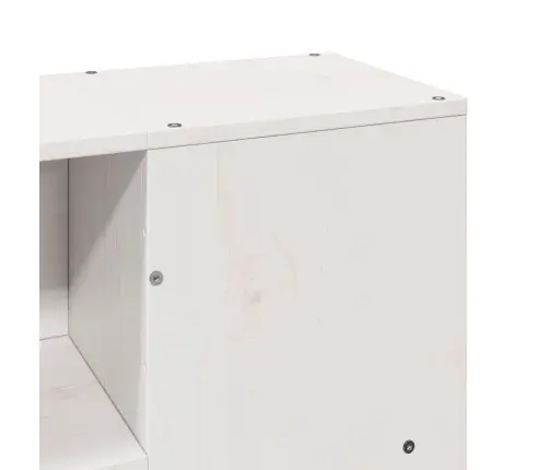 Gulta Bez Matrača, Balts, 135X190 Cm, Priedes Masīvkoks Vidaxl