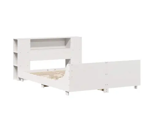 Lovos Rėmas Be Čiužinio, Baltas, 120X190cm Pušies Masyvas