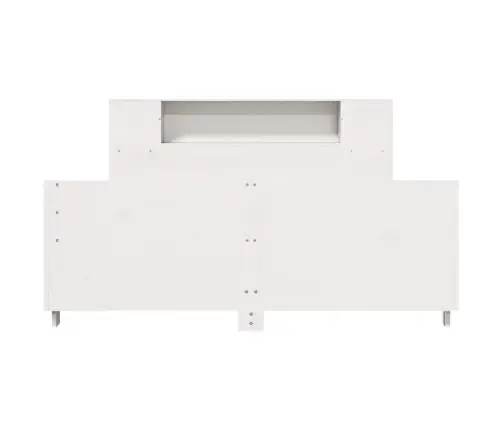 Lovos Rėmas Be Čiužinio, Baltas, 120X190cm Pušies Masyvas