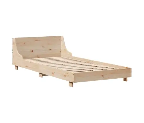 Gulta Bez Matrača, 100X200 Cm, Priedes Masīvkoks Vidaxl