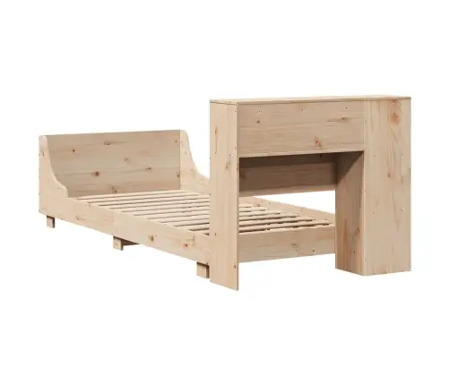 Gulta Bez Matrača, 100X200 Cm, Priedes Masīvkoks Vidaxl