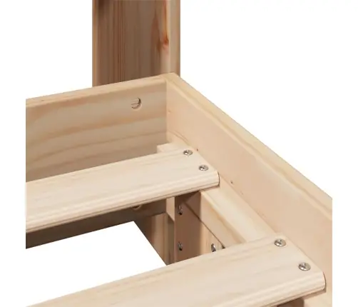 Gulta Bez Matrača, 100X200 Cm, Priedes Masīvkoks Vidaxl