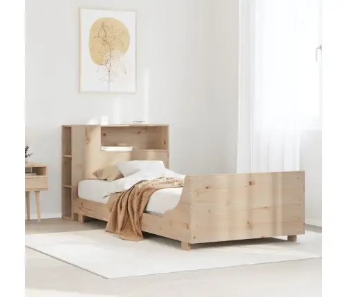 Gulta Bez Matrača, 90X190 Cm, Priedes Masīvkoks Vidaxl