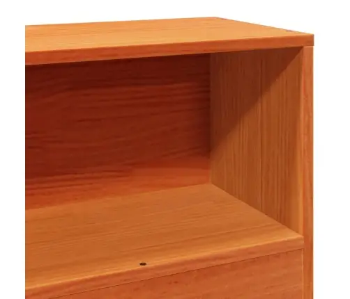 Gulta Bez Matrača, Vaska Brūnas, 90X190 Cm, Priedes Masīvkoks Vidaxl