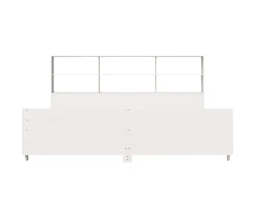 Gulta Bez Matrača, Balts, 180X200 Cm, Priedes Masīvkoks Vidaxl