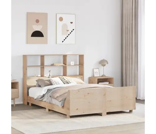 Gulta Bez Matrača, 160X200 Cm, Priedes Masīvkoks Vidaxl