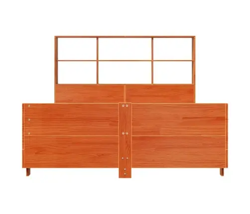 Lovos Rėmas Be Čiužinio, Vaško Ruda, 120X200cm Pušis