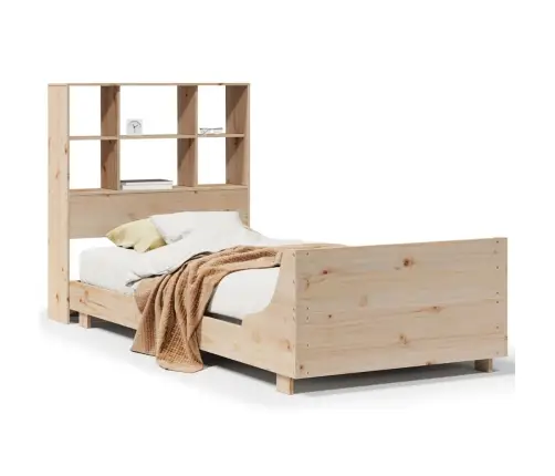 Gulta Bez Matrača, 90X190 Cm, Priedes Masīvkoks Vidaxl