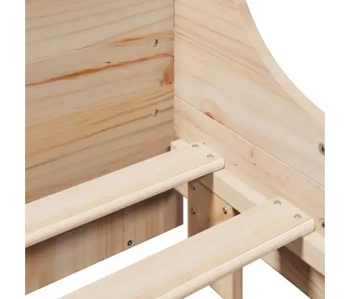 Gulta Bez Matrača, 180X200 Cm, Priedes Masīvkoks Vidaxl