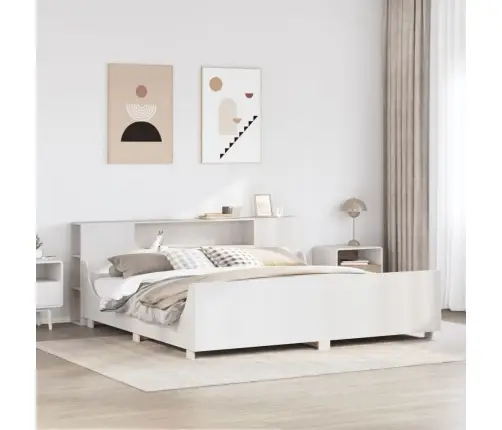 Lovos Rėmas Be Čiužinio, Baltas, 180X200cm Pušies Masyvas