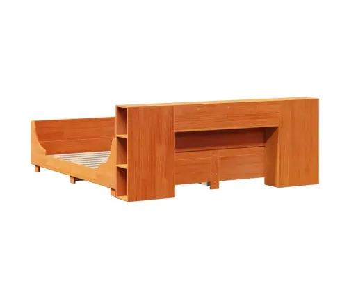 Voodiraam Ilma Madratsita, Vahapruun, 180 X 200 cm Männipuit