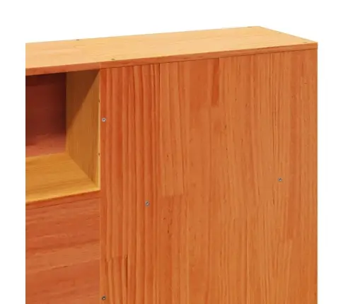 Voodiraam Ilma Madratsita, Vahapruun, 180 X 200 cm Männipuit