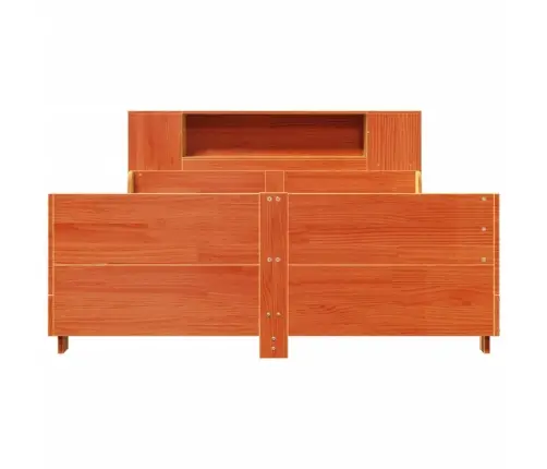 Lovos Rėmas Be Čiužinio, Vaško Ruda, 140X200cm Pušis