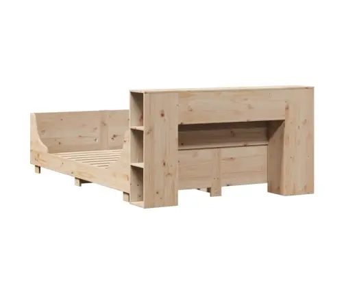 Gulta Bez Matrača, 120X200 Cm, Priedes Masīvkoks Vidaxl