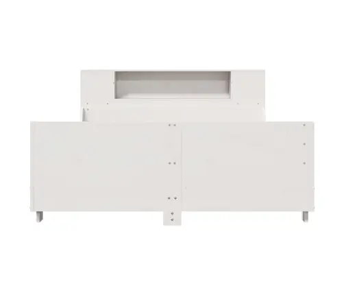 Lovos Rėmas Be Čiužinio, Baltas, 135X190cm Pušies Masyvas