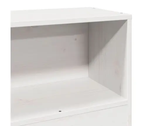 Gulta Bez Matrača, Balts, 90X200 Cm, Priedes Masīvkoks Vidaxl