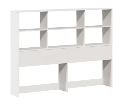 Gulta Ar Grāmatu Plauktu, Bez Matrača, 140X200 Cm, Masīvkoks Vidaxl