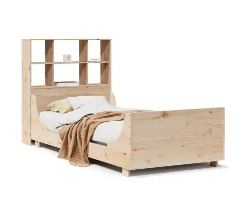 Riiuliga Voodiraam Ilma Madratsita, 90X200 cm Puit