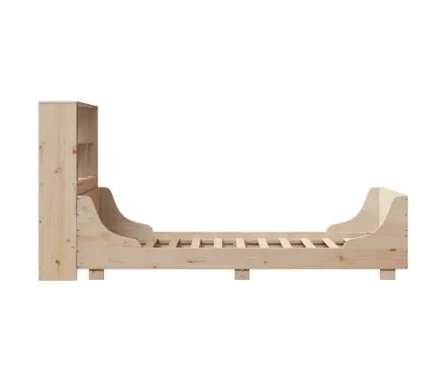 Riiuliga Voodiraam Ilma Madratsita, 90X200 cm Puit